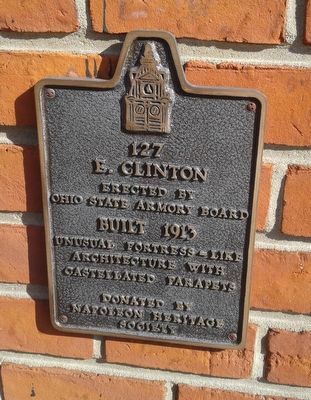 127 E. Clinton Marker image. Click for full size.
