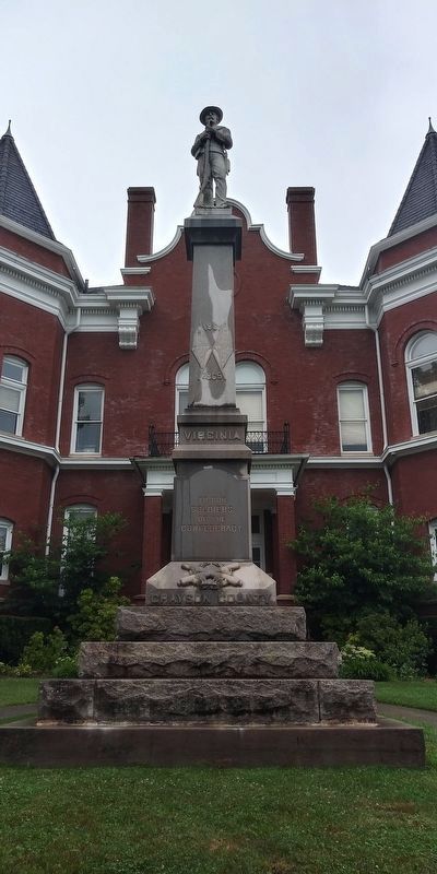 Grayson County Confederate Monument image. Click for full size.