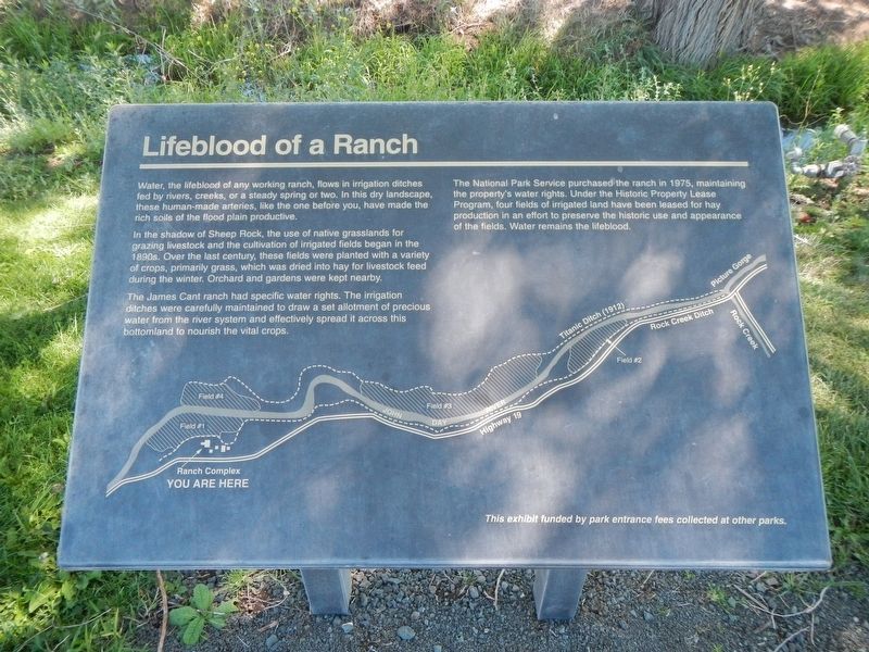 Lifeblood of a Ranch Marker image. Click for full size.