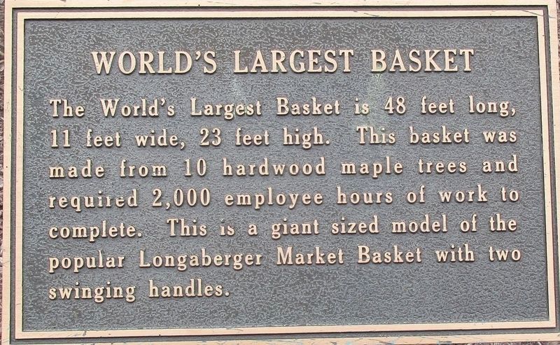 World's Largest Basket Marker image. Click for full size.
