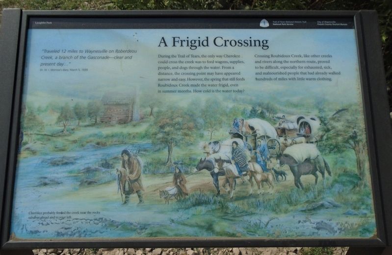 A Frigid Crossing Marker image. Click for full size.
