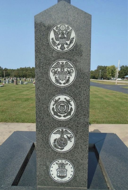 Veterans Memorial Service Emblems image. Click for full size.