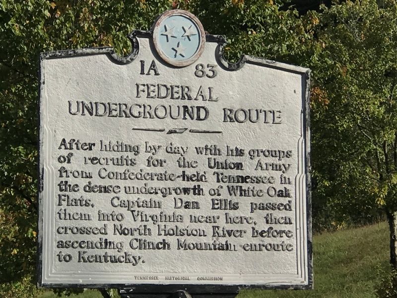 Federal Underground Route Marker image. Click for full size.