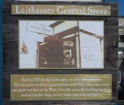 Leithauser General Store Marker image. Click for full size.