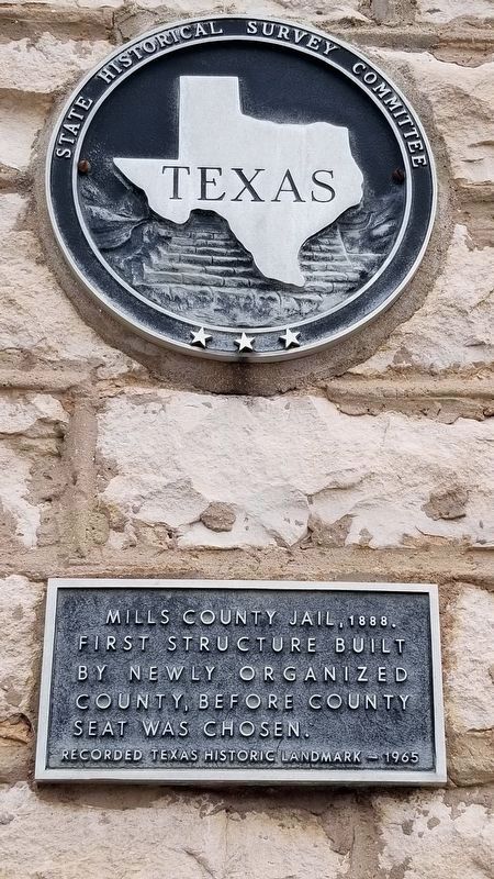 Mills County Jail Marker image. Click for full size.