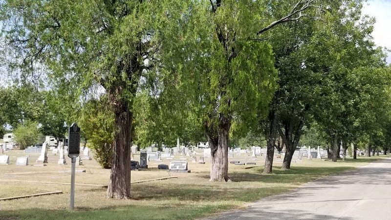 San Saba Cemetery and Marker image. Click for full size.