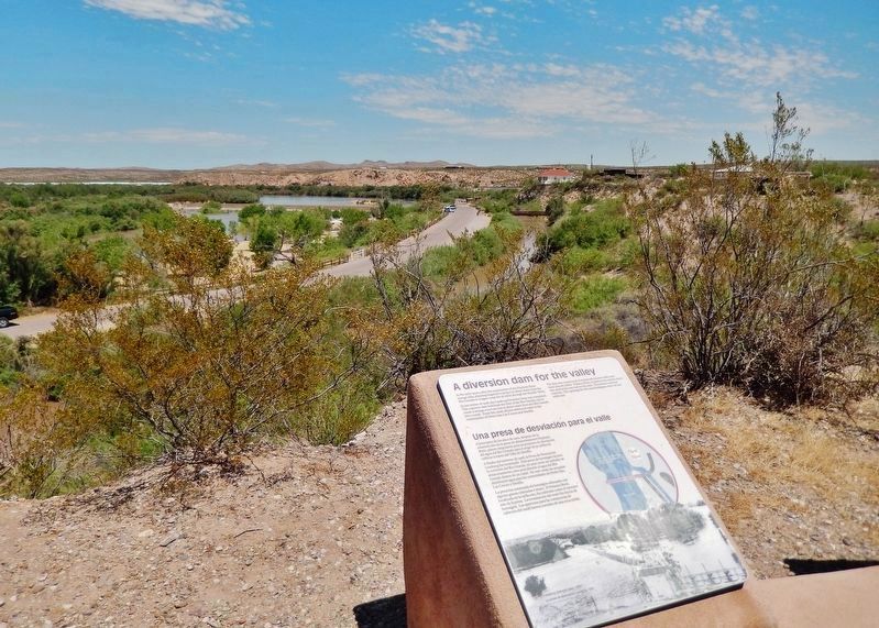 A Diversion Dam for the Valley Marker image. Click for full size.