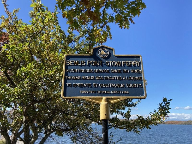 Bemus Point - Stow Ferry Marker image. Click for full size.