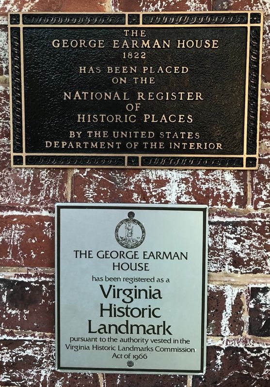 The George Earman House Marker image. Click for full size.