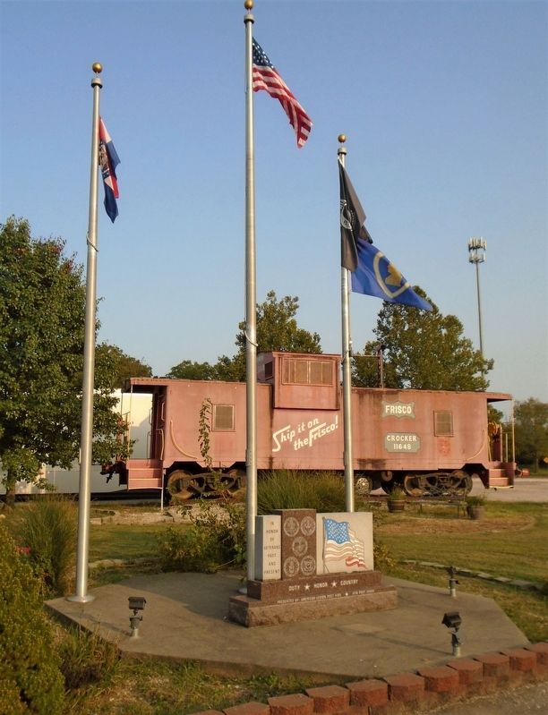 Veterans Memorial in Frisco Park image. Click for full size.