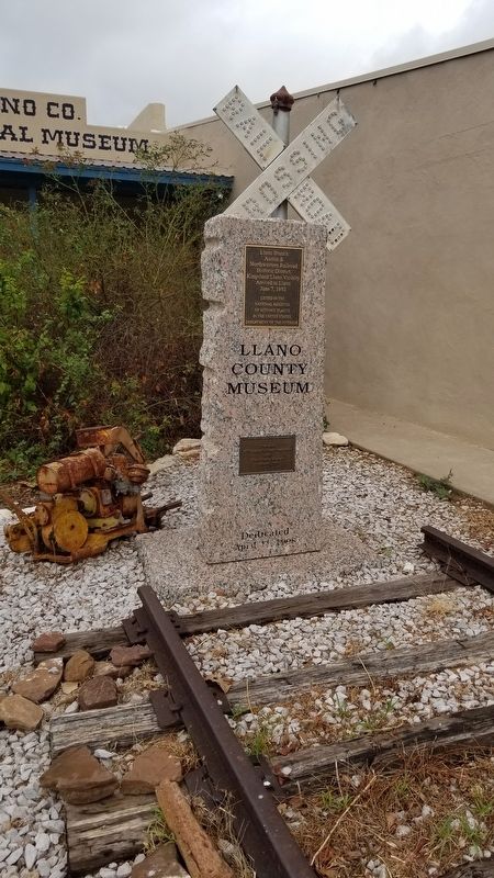 Llano Branch Marker image. Click for full size.