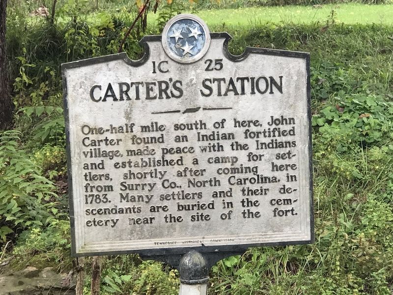 Carter's Station Marker image. Click for full size.