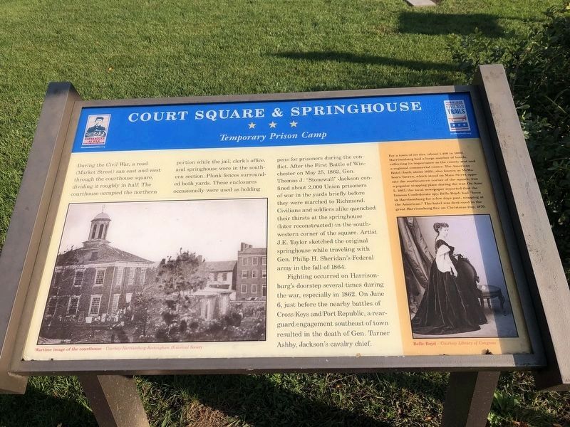 Court Square & Springhouse Marker image. Click for full size.