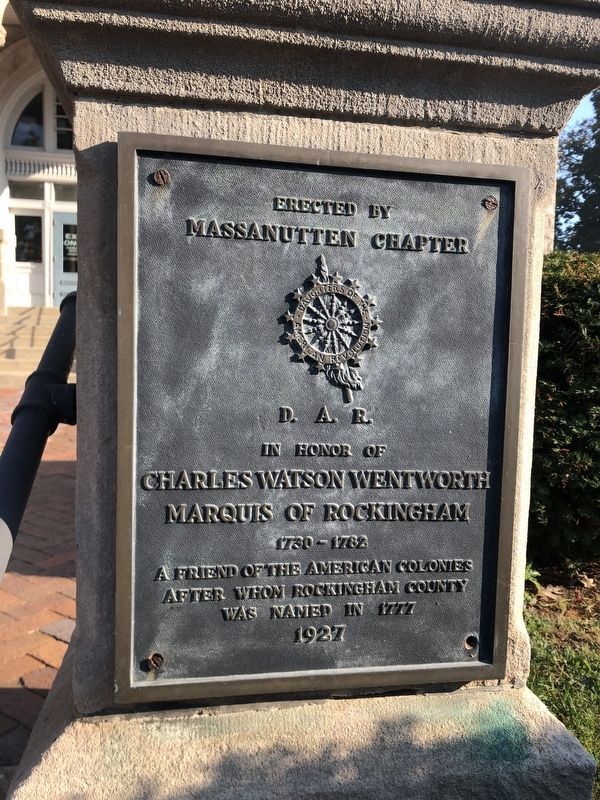 In Honor of Charles Watson Wentworth Marker image. Click for full size.