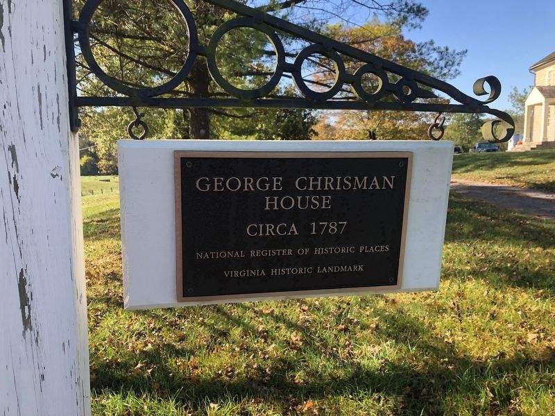George Chrisman House Marker image. Click for full size.