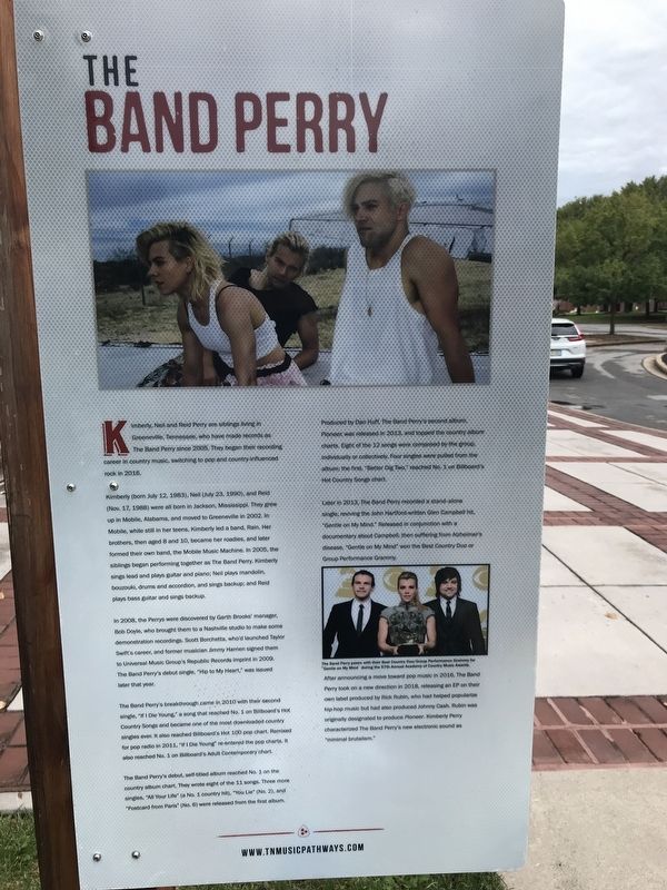 The Band Perry Marker image. Click for full size.