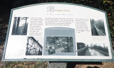 Broughton Flume Marker image. Click for full size.
