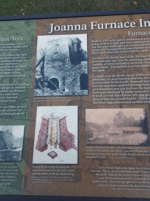 Joanna Furnace Industrial Complex Marker image. Click for full size.