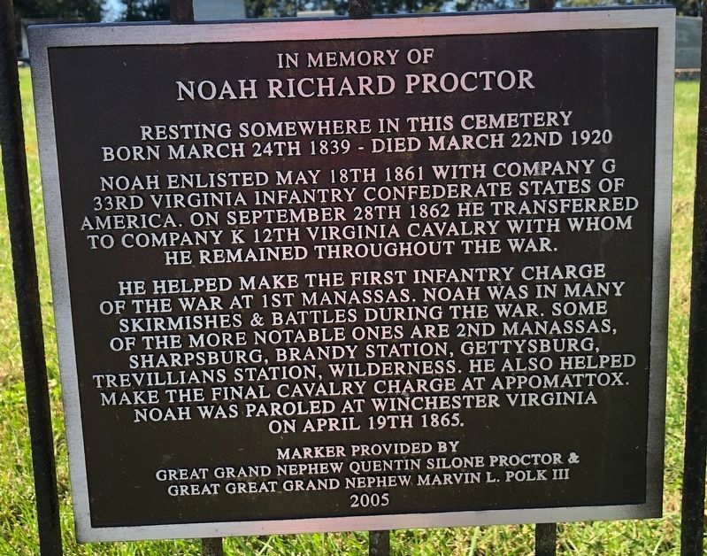 In Memory of Noah Richard Proctor Marker image. Click for full size.
