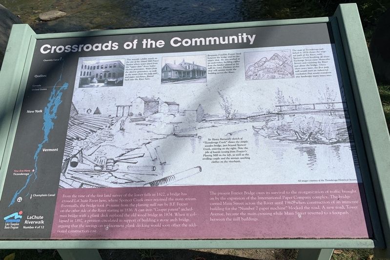 Crossroads of a Community Marker image. Click for full size.