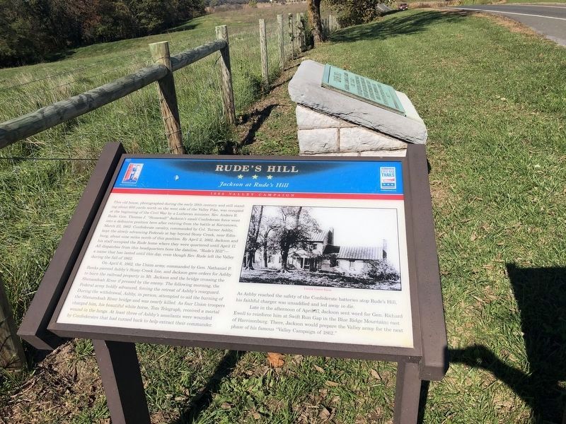 Rude's Hill Marker image. Click for full size.