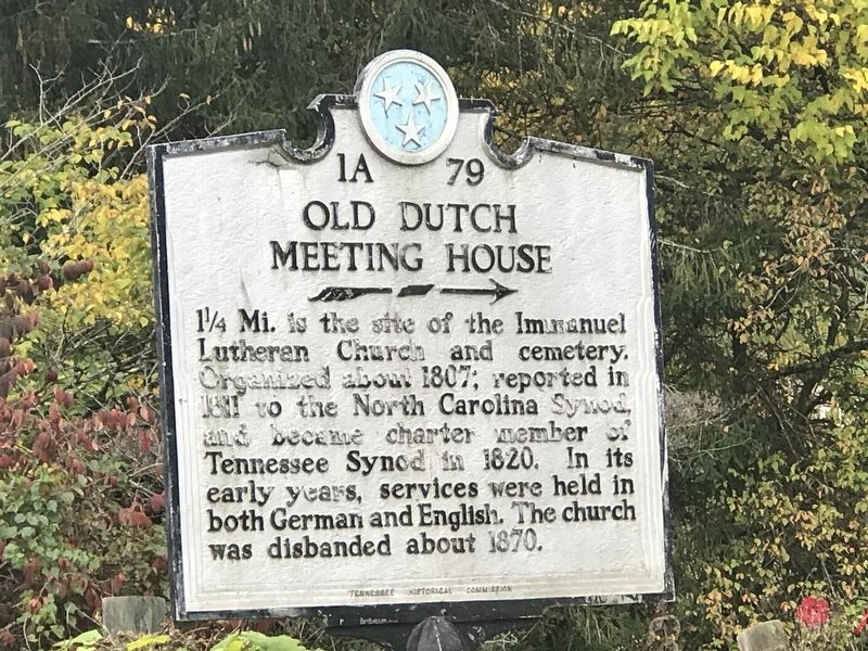 Old Dutch Meeting House Marker image. Click for full size.