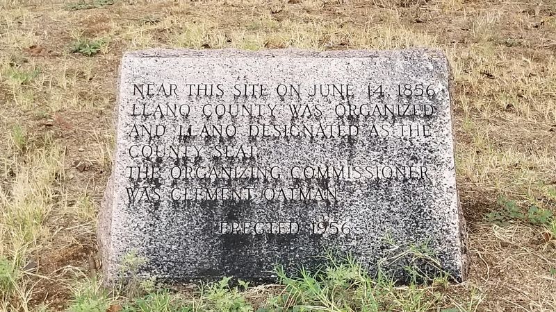 Llano County Organized Marker image. Click for full size.