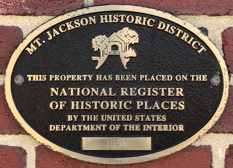 Mt. Jackson Fire Company Marker image. Click for full size.