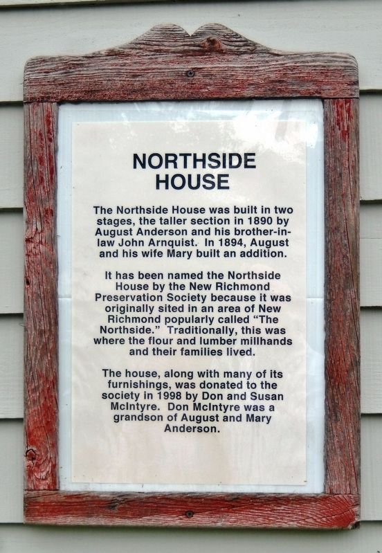 Northside House Marker image. Click for full size.