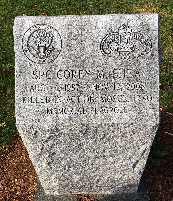 SPC Corey M. Shea Marker image. Click for full size.