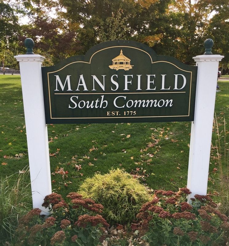 Mansfield South Common Sign image. Click for full size.