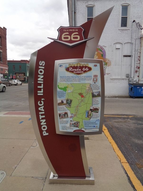 Pontiac, Illinois Marker image. Click for full size.