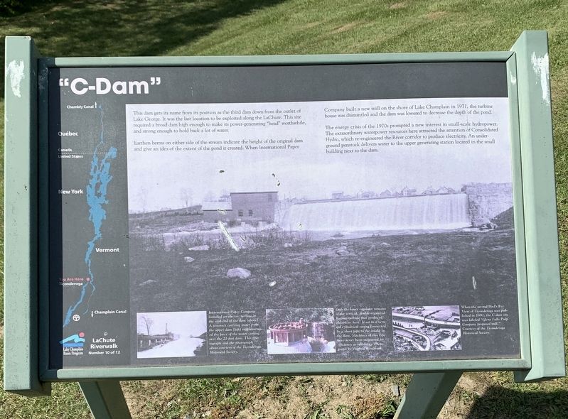 C-Dam Marker. Click for full size. C-Dam Marker image. Click for full size.