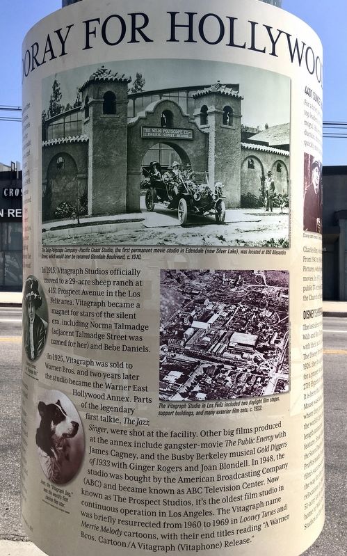 Hooray for Hollywood Marker. Click for full size. Hooray for Hollywood Marker image. Click for full size.