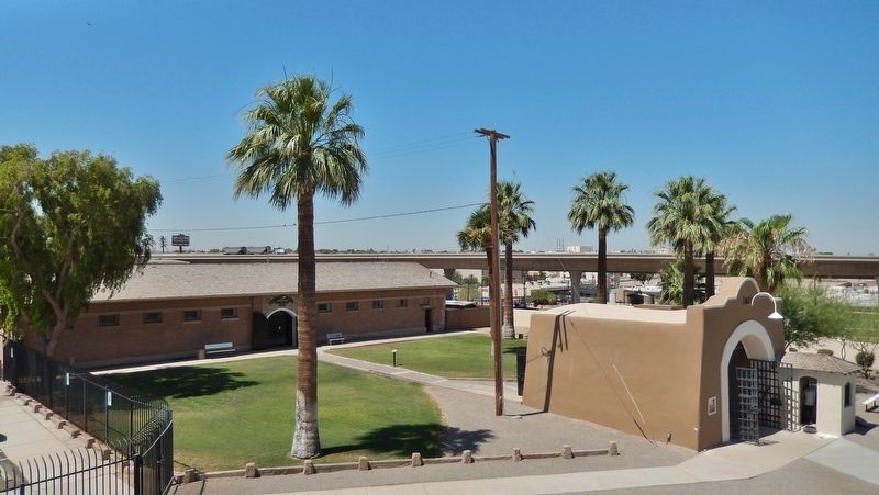 Yuma Territorial Prison Museum Courtyard image. Click for full size.