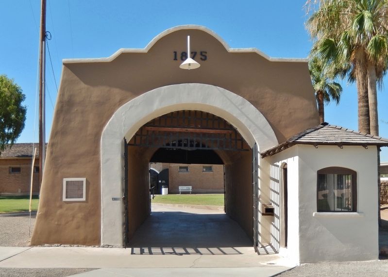 Yuma Territorial Prison Entrance image. Click for full size.