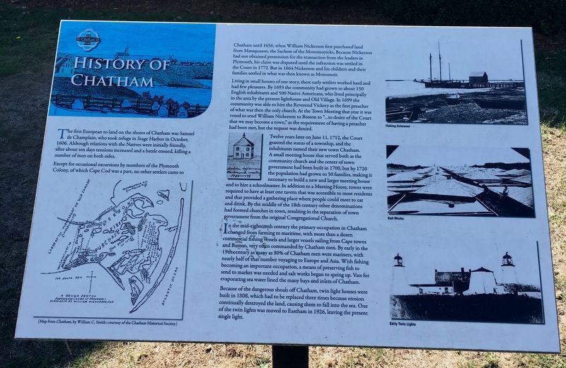 History of Chatham Marker image. Click for full size.