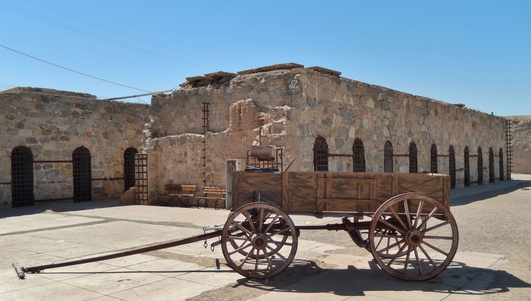 Main Cell Block & Wagon. Click for full size. Main Cell Block & Wagon image. Click for full size.