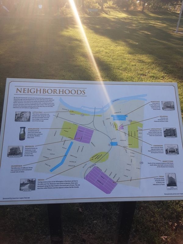 Neighborhoods Marker image. Click for full size.