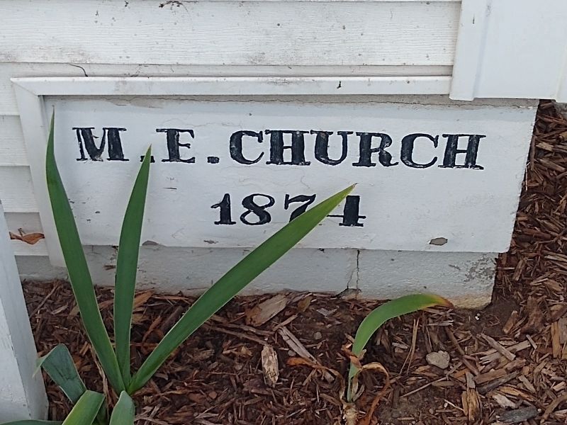Seymour Lake Methodist Episcopal Church Cornerstone. Click for full size. Seymour Lake Methodist Episcopal Church Cornerstone image. Click for full size.