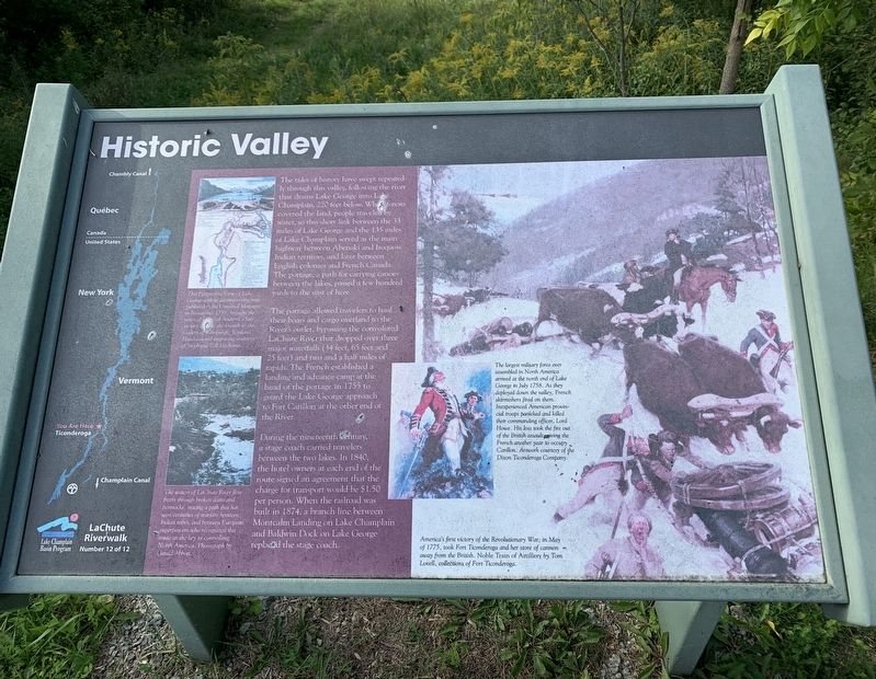 Historic Valley Marker image. Click for full size.