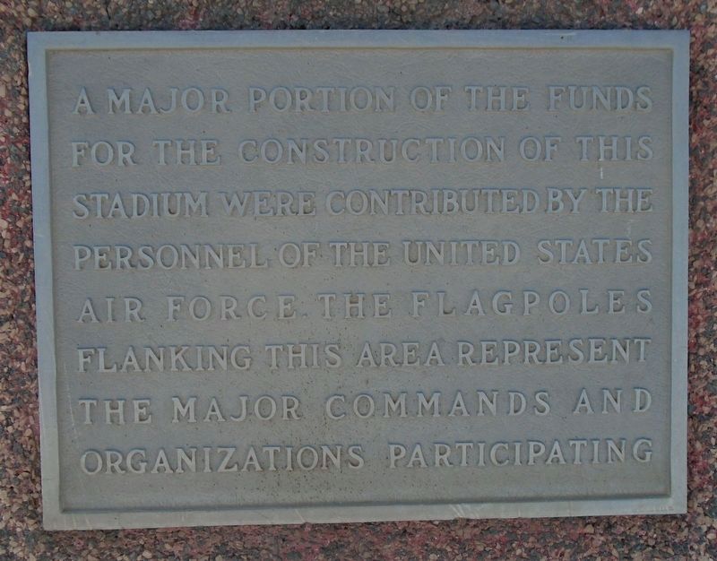 Falcon Stadium Contributors Marker image. Click for full size.