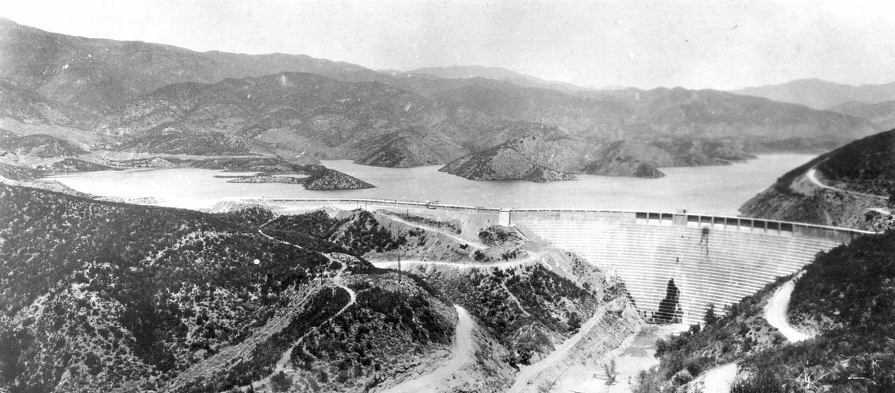 St. Francis Dam - before image. Click for full size.
