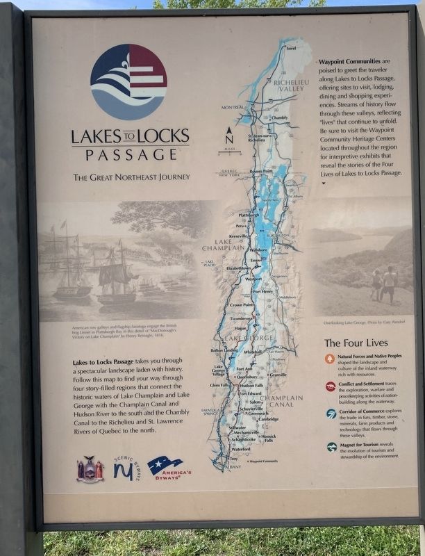 Lakes to Locks Passage Marker image. Click for full size.