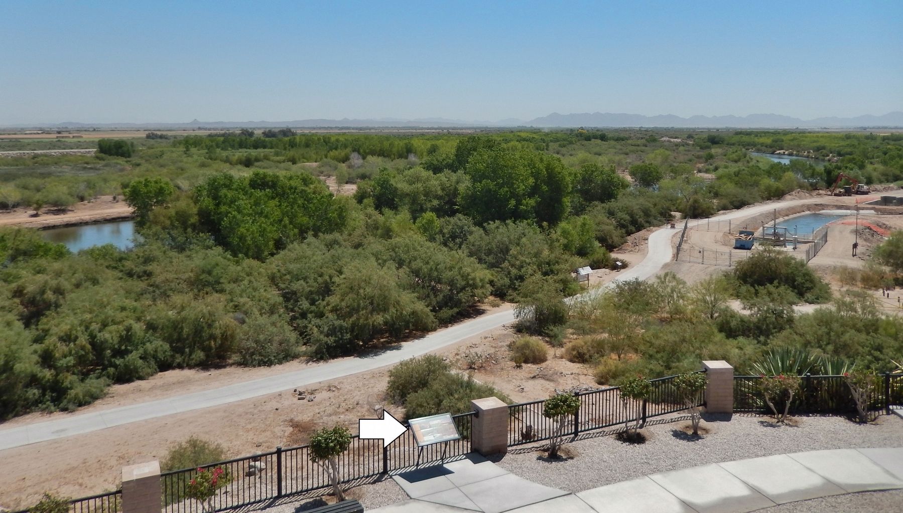 Yuma East Wetlands Marker. Click for full size. Yuma East Wetlands Marker image. Click for full size.