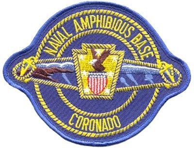 Naval Amphibious Base Coronado patch. Click for more information. Naval Amphibious Base Coronado patch image. Click for more information.