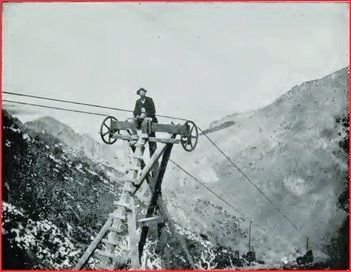 Wire Rope Tramway Tower image. Click for full size.