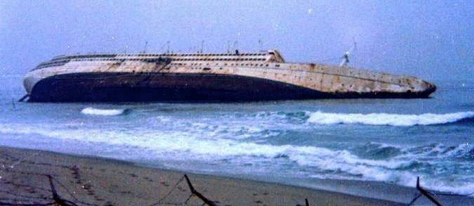 The wreck of "La Jenelle" Marker image. Click for full size.