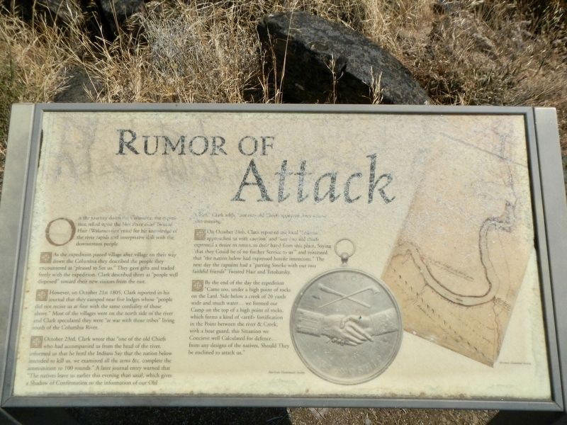 Rumor of Attack Marker image. Click for full size.
