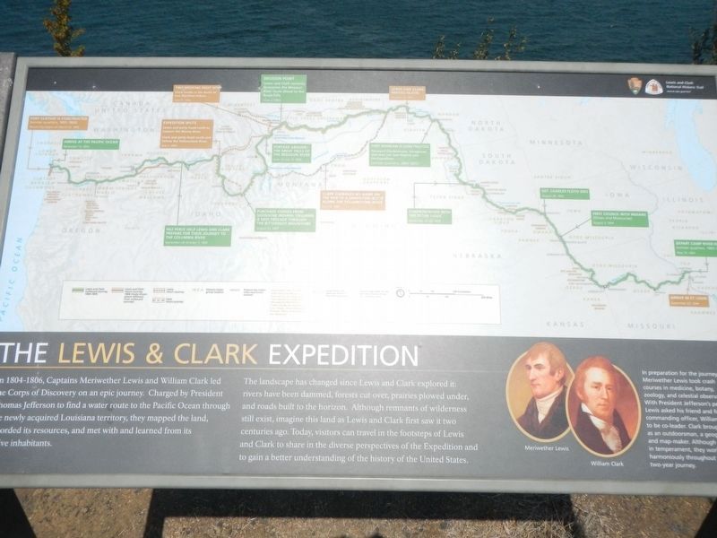 The Lewis & Clark Expedition Marker image. Click for full size.